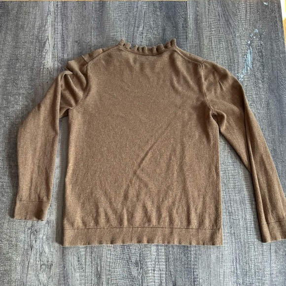 J. Crew camel colored Sweater with Button Detail - Picture 4 of 7